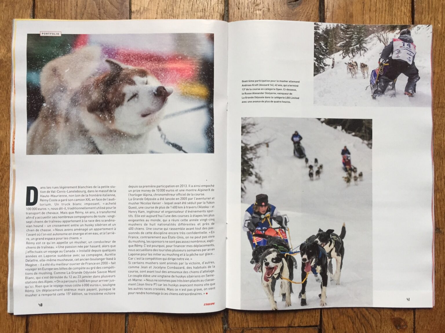 L'Équipe Magazine - Reportage sur la grande Odyssée